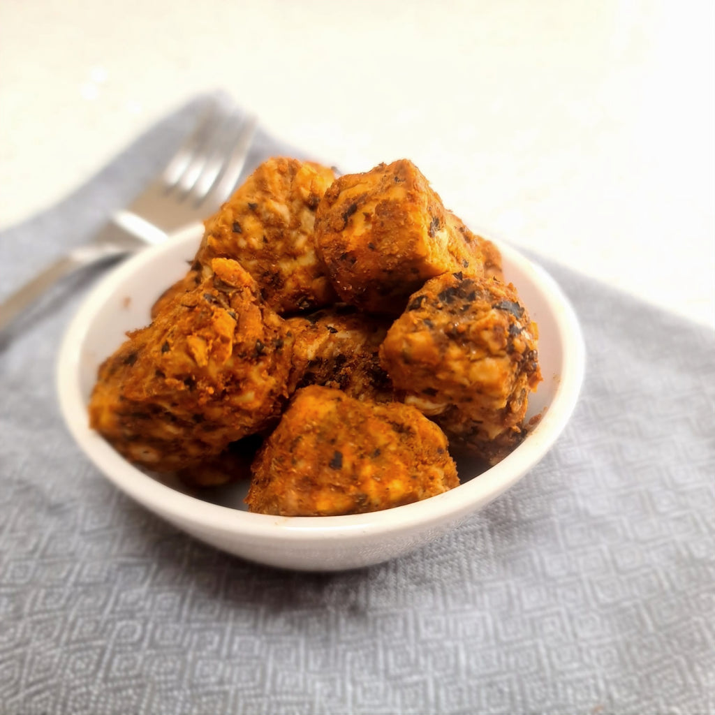 Cajun Spiced Tempeh Cubes