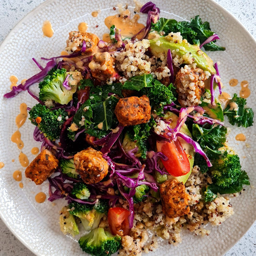 Cajun Spiced Tempeh Cubes 2kg (Wholesale)